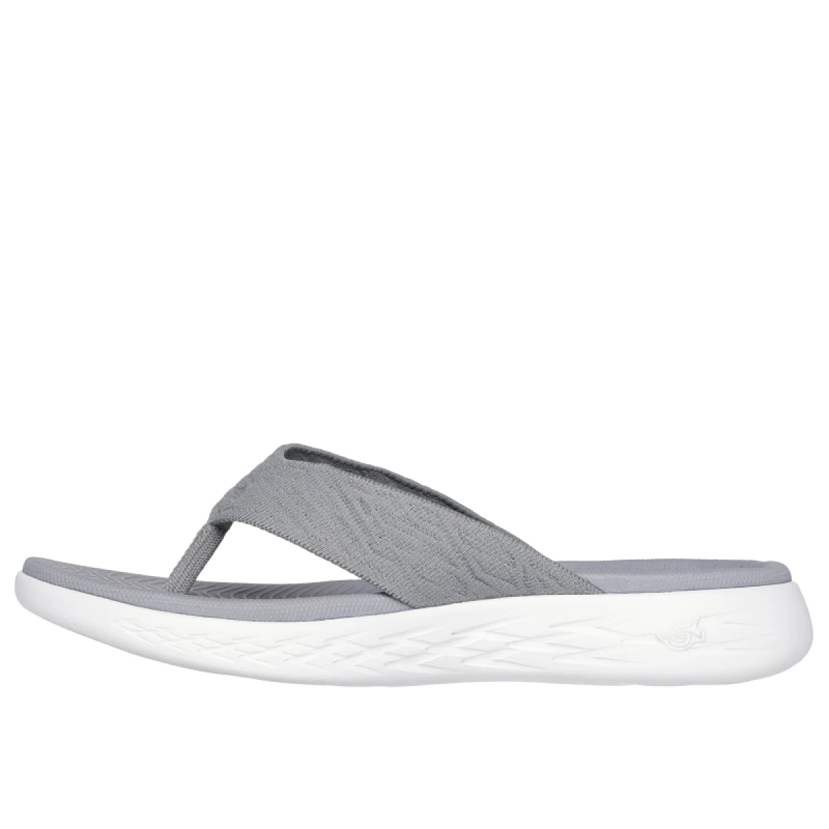 Dámske žabky (plážová obuv) SKECHERS On The Go 600 Sunny W grey white · záber 3