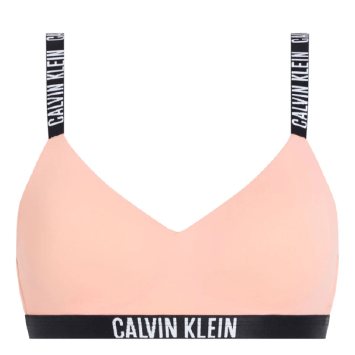 Dámska podprsenka CALVIN KLEIN LGHTLY LINED BRALETTE-Papaya Punch · záber 1