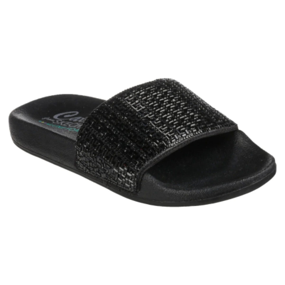 Dámske šlapky (plážová obuv) SKECHERS Pops Up New Spark W black · záber 1