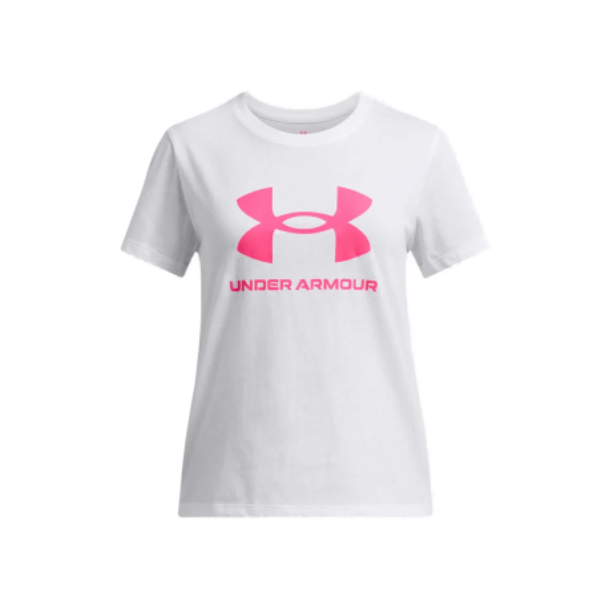 Dievčenské tričko s krátkym rukávom UNDER ARMOUR UA BIG LOGO SS-WHT · záber 1