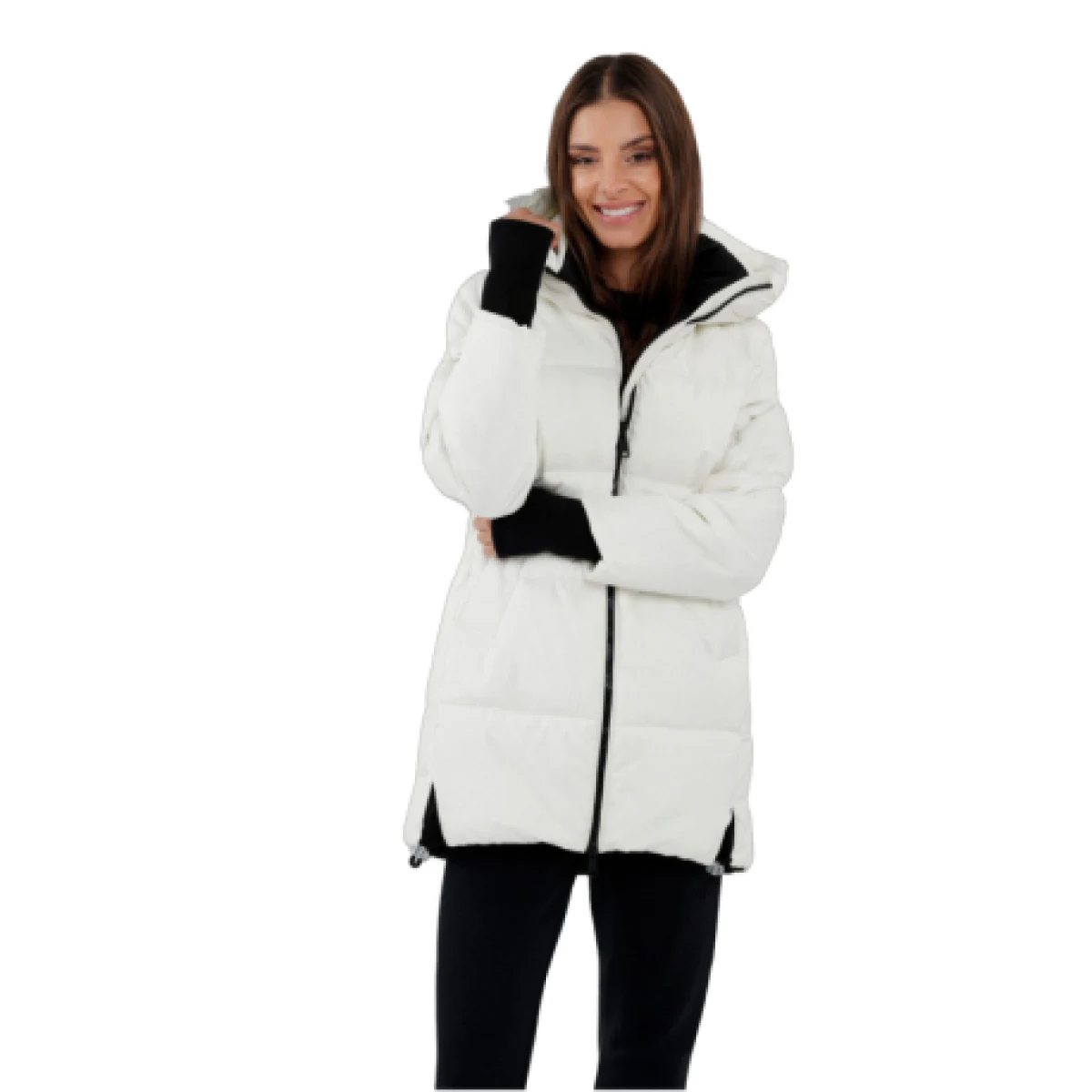 Dámska bunda VOLCANO J-FROZEN-101-CREAM · záber 1