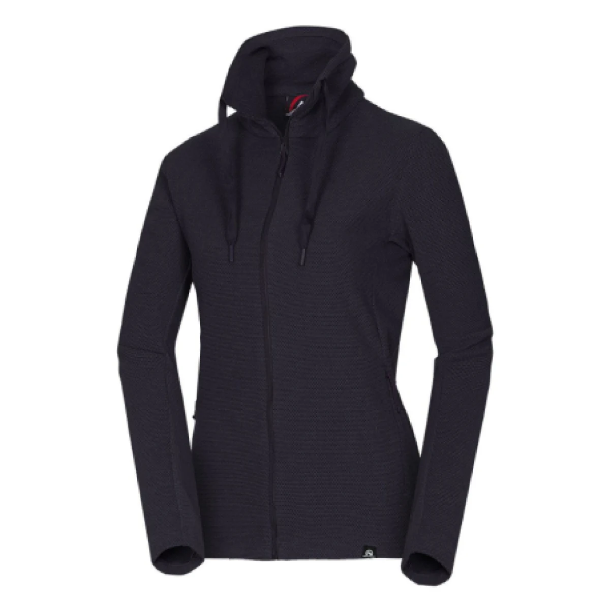 Dámska zateplená turistická mikina so zipsom NORTHFINDER TAMMY-269black · záber 1