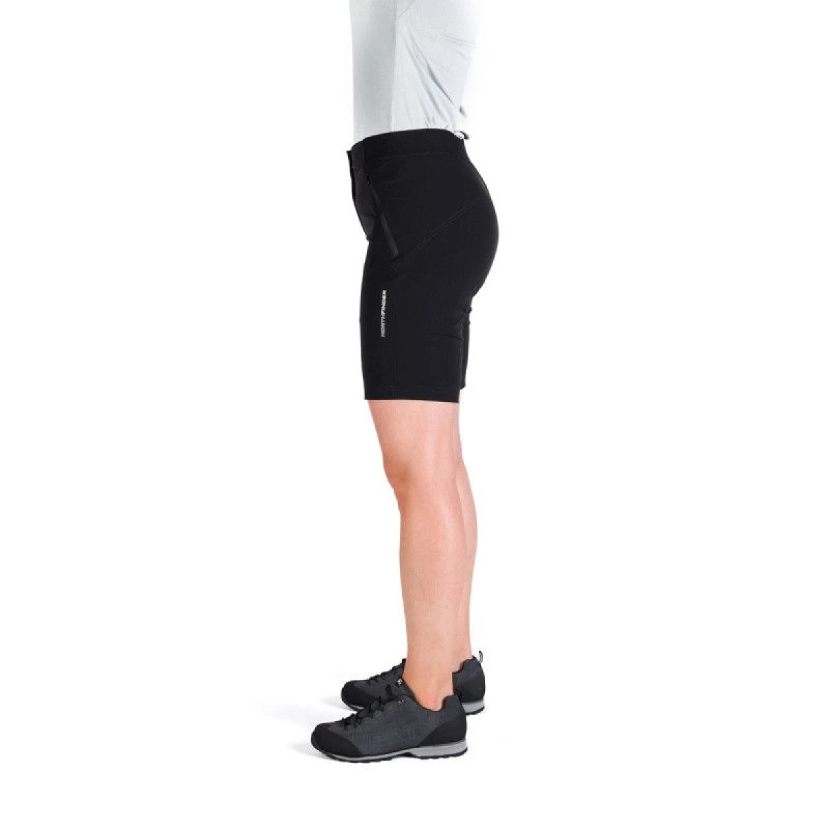 Dámske turistické kraťasy NORTHFINDER JACKIE-269-black · záber 3