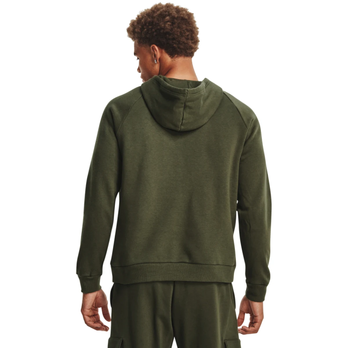 Pánska zateplená mikina s kapucňou UNDER ARMOUR UA Rival Fleece Logo HD-GRN · záber 3