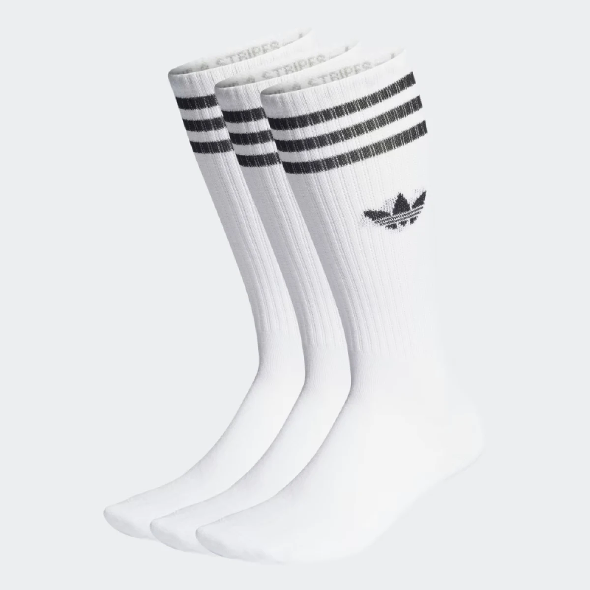 Ponožky ADIDAS ORIGINALS 3 PACK-HIGH CREW SOCK- WHITE · záber 2