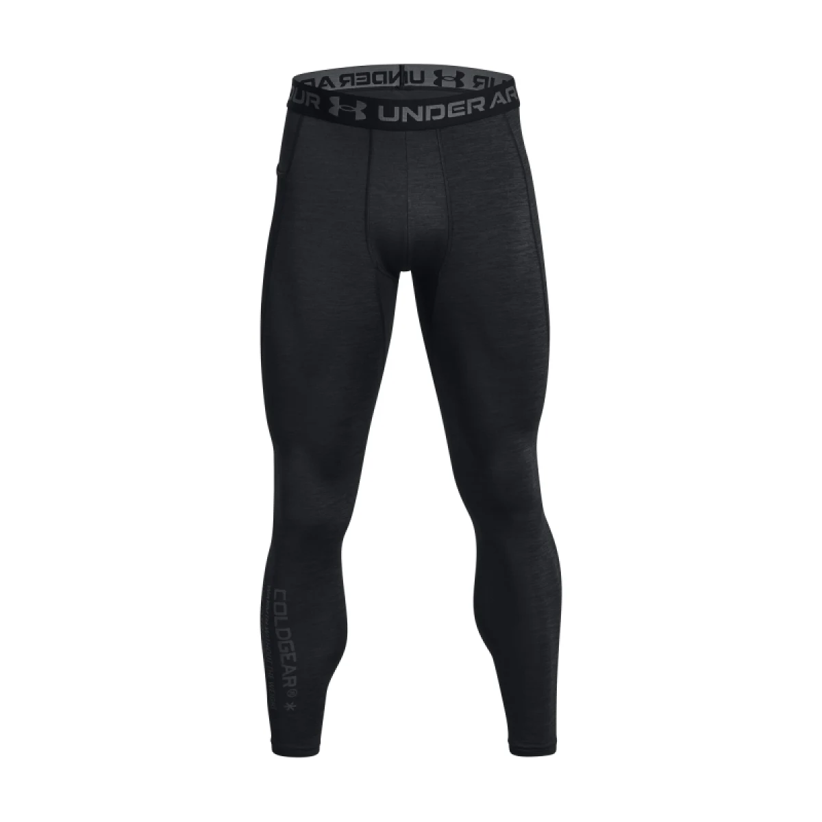 Pánske zateplené legíny UNDER ARMOUR UA CG Armour Twist Lgs-BLK · záber 4