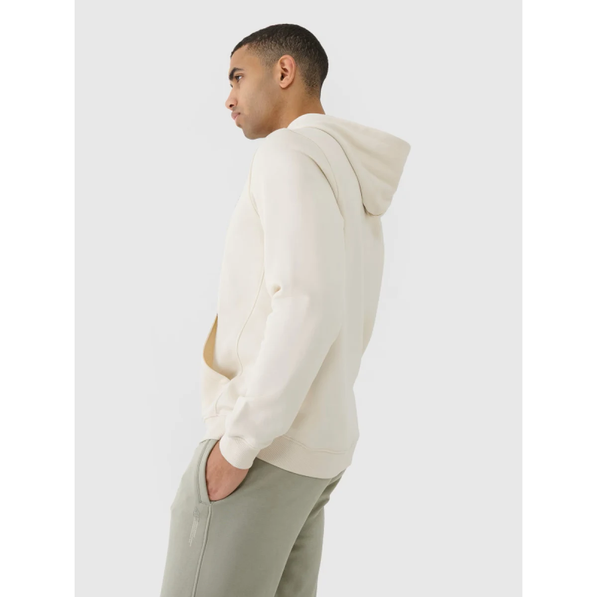 Pánska mikina s kapucňou 4F SWEATSHIRT M1585-12S-CREME · záber 2