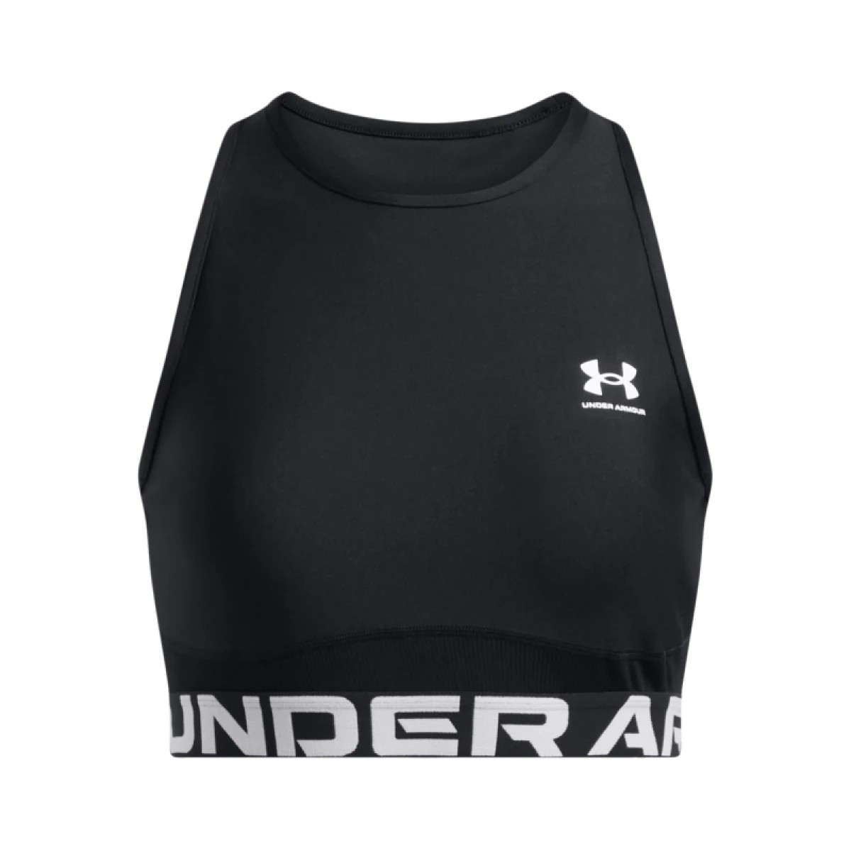 Dámske tréningové tielko UNDER ARMOUR HeatGear Rib Tank-BLK · záber 3