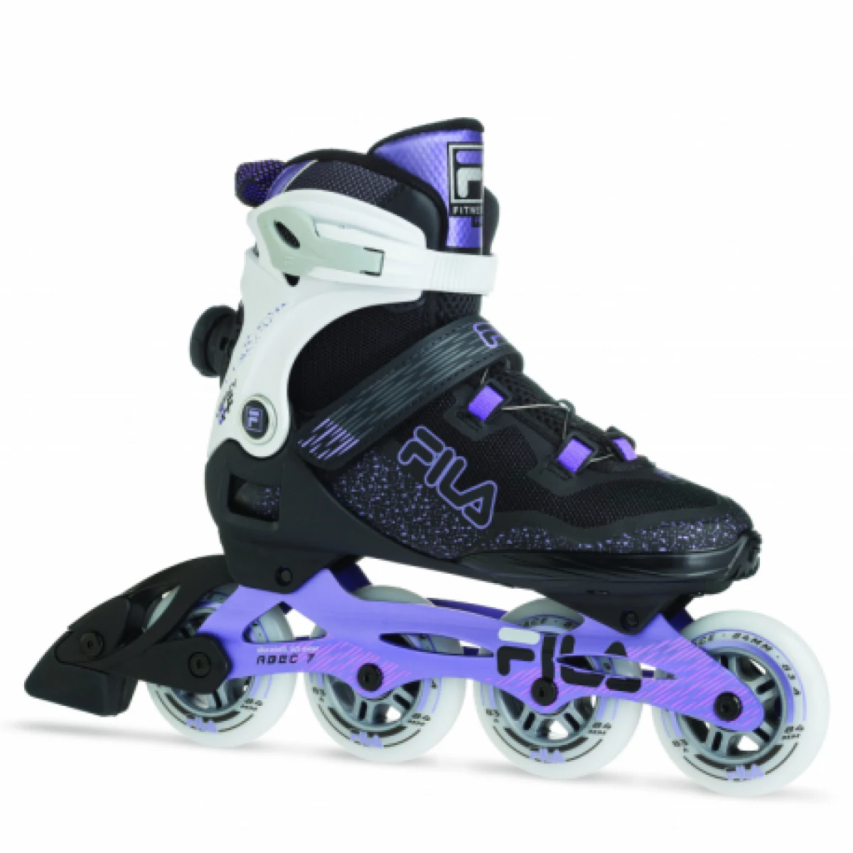 Dámske kolieskové korčule FILA SKATES Legacy QF Lady W black violet · záber 1