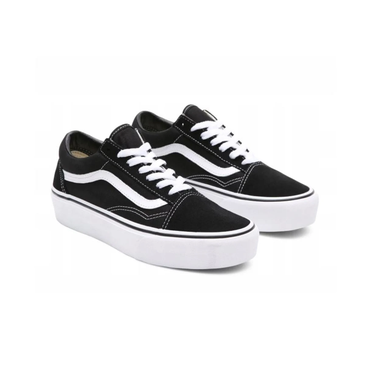 Dámska vychádzková obuv VANS UA Old Skool Platform black white · záber 4