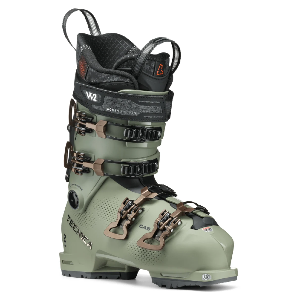 Dámske allmountain lyžiarky TECNICA Cochise 95 HV W DYN GW, camp green · záber 3