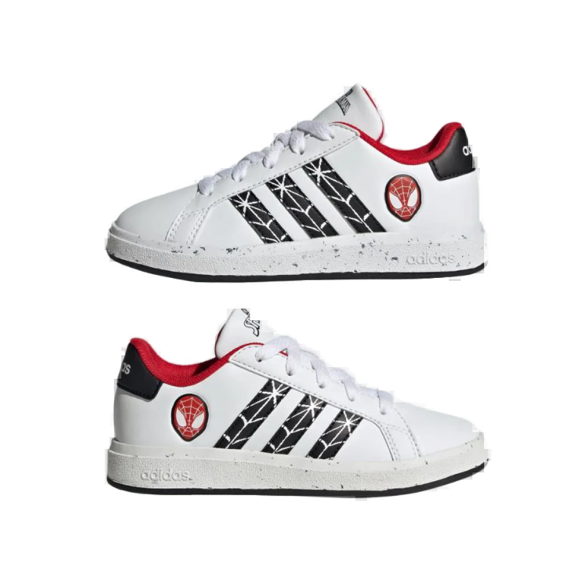 Chlapčenská rekreačná obuv ADIDAS Grand Court X Marvel Spider-man white core black scarlet · záber 5