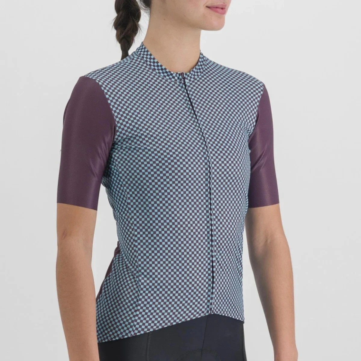 Dámsky cyklistický dres s krátkym rukávom SPORTFUL Checkmate w jersey, huckleberry blue radiance · záber 5