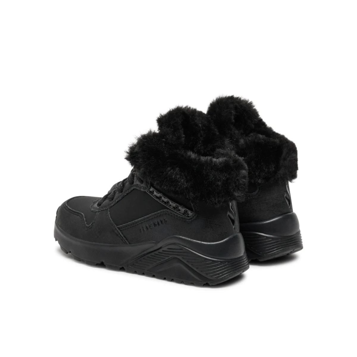 Detské členkové zimné topánky SKECHERS Uno Lite Comfurt Collar black black · záber 3