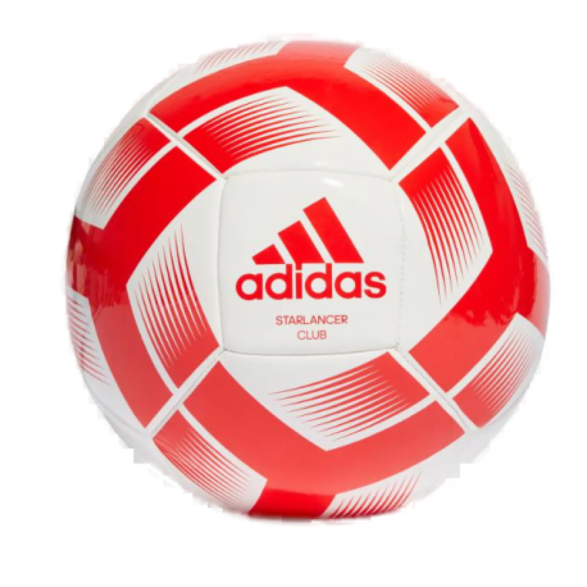 Futbalová lopta ADIDAS STARLANCER CLB WHITE RED · záber 1