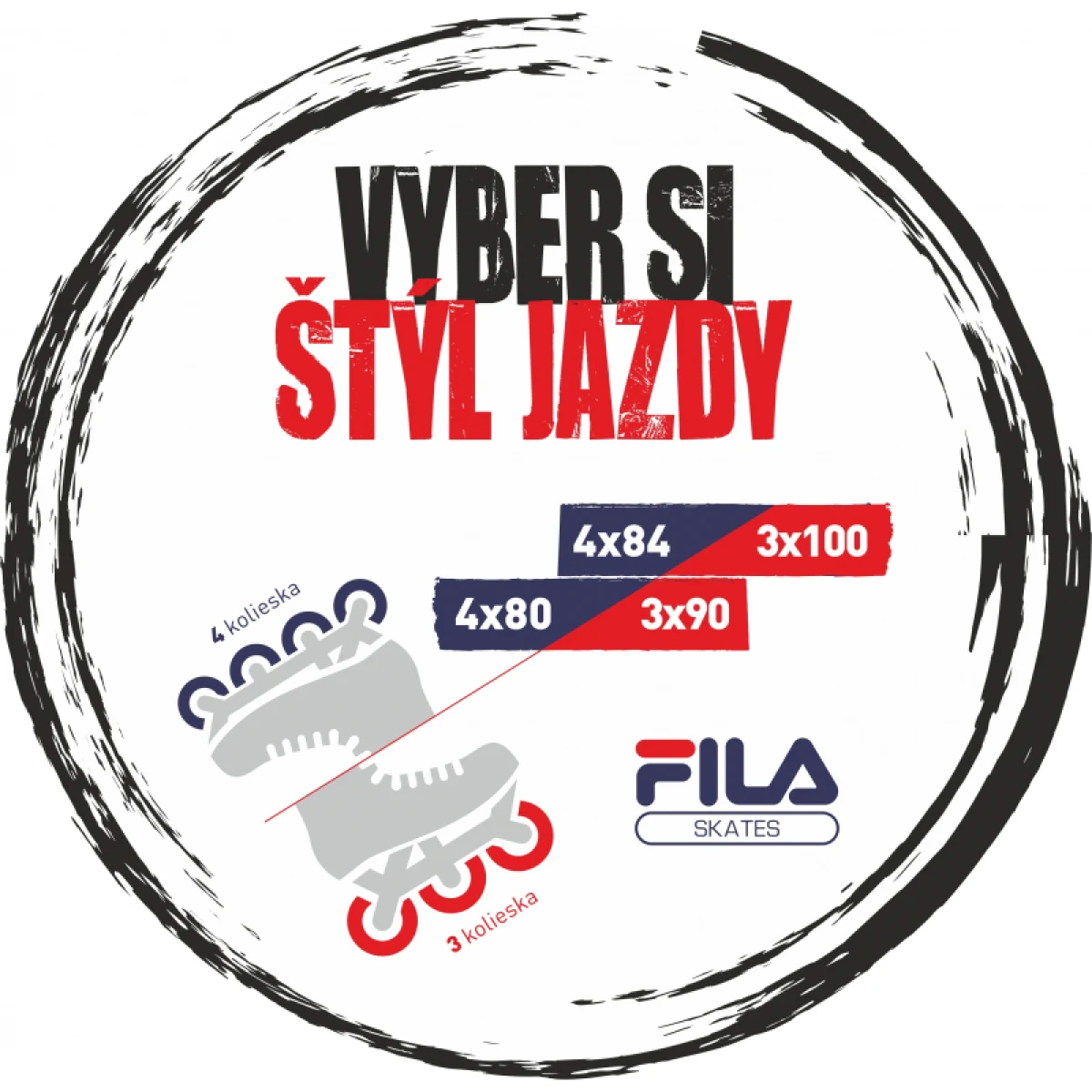 Kolieskové korčule FILA SKATES LEGACY PRO 80 BLACK RED · záber 3