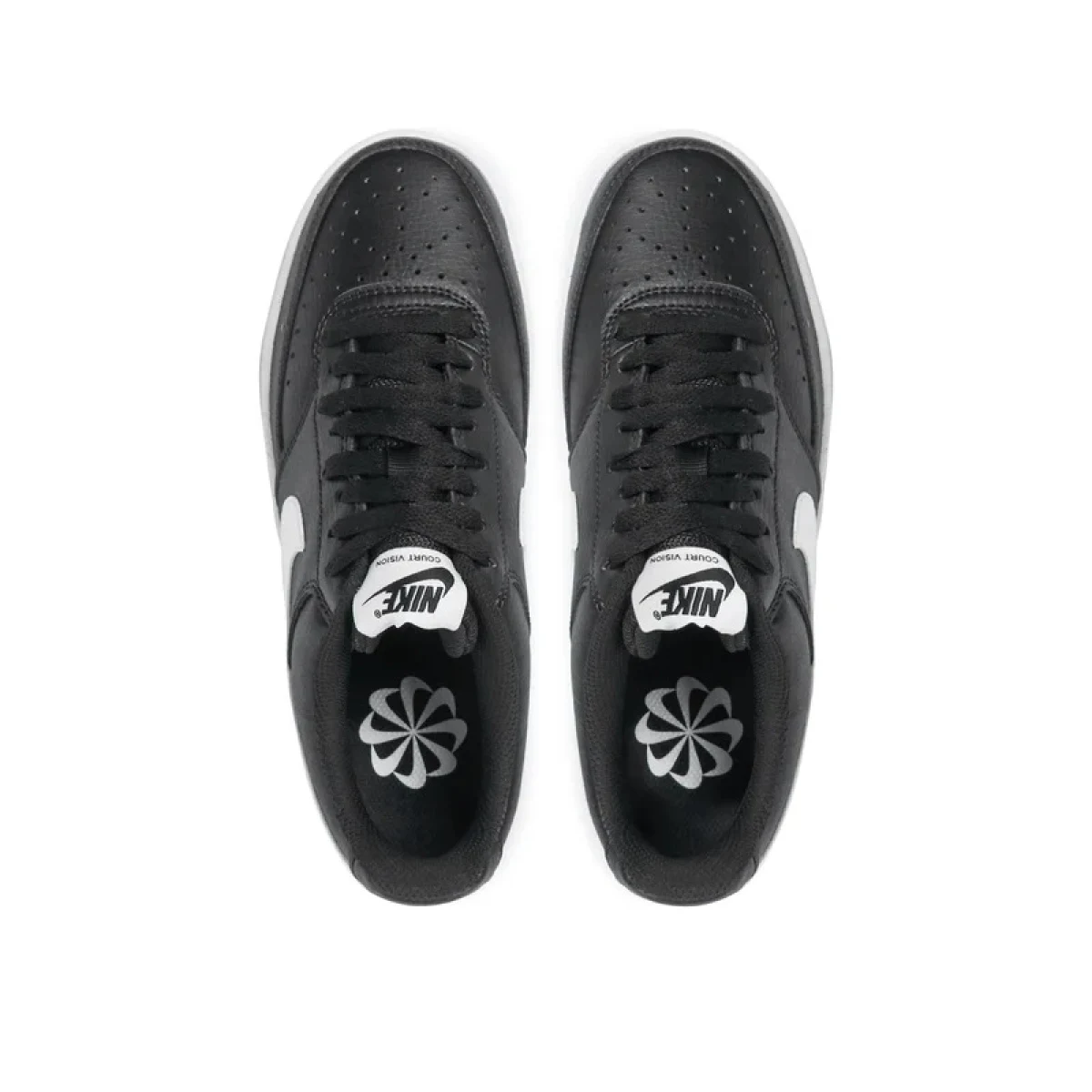 Pánska rekreačná obuv NIKE Court Vision Low Next Nature black black white · záber 4