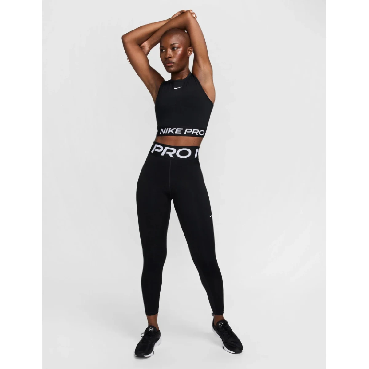 Dámske legíny NIKE PRO W NP SCULPT DF HR TIGHT-010-Black · záber 5