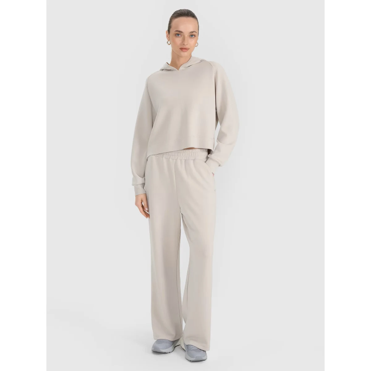 Dámska mikina s kapucňou 4F SWEATSHIRT F1562-83S-BEIGE · záber 4