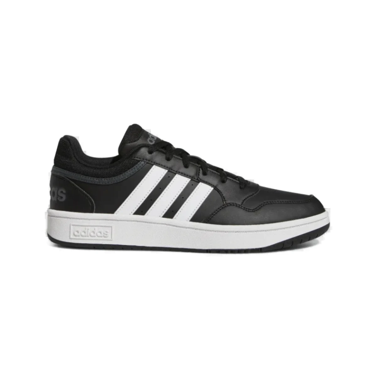 Pánska rekreačná obuv ADIDAS Hoops 3.0 core black cloud white grey six · záber 2
