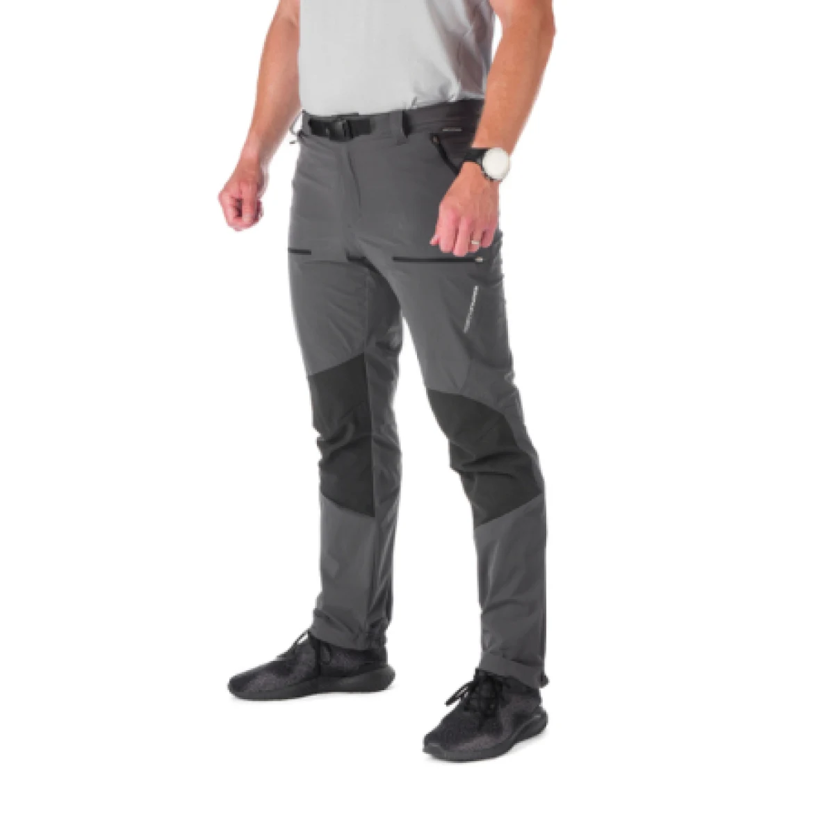 Pánske turistické nohavice NORTHFINDER HUBERT-319-grey · záber 1