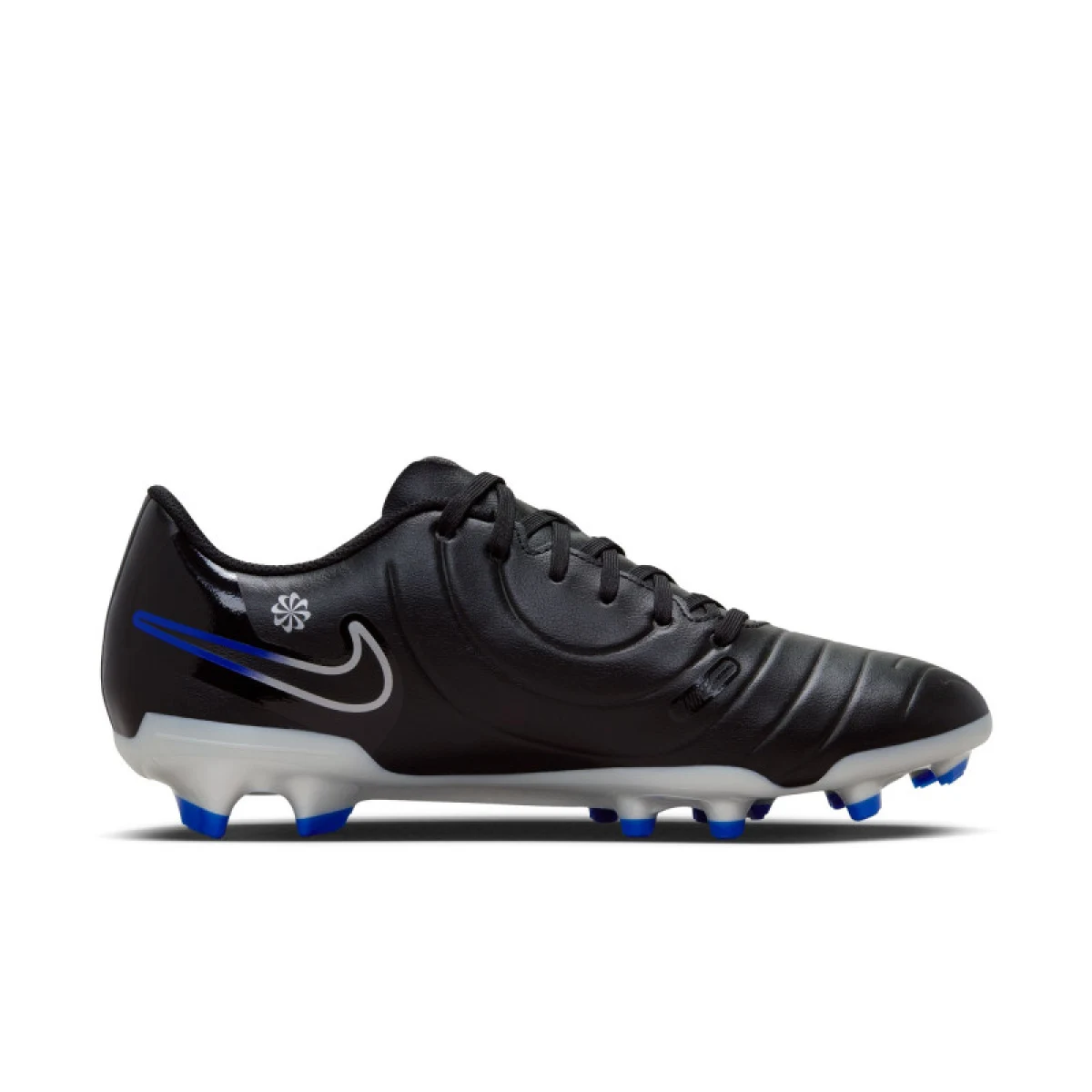 Pánske futbalové kopačky outdoorové NIKE Tiempo Legend 10 Club M FG black hyper royal chrome · záber 4