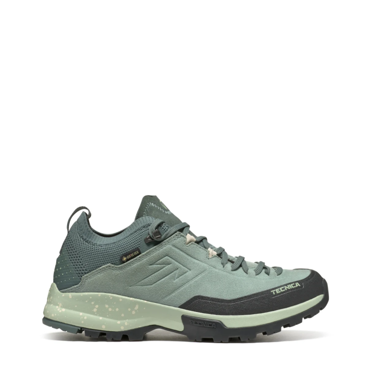 Dámska nízka turistická celokožená obuv TECNICA Forge Hike GTX Ws, light green ivory · záber 2