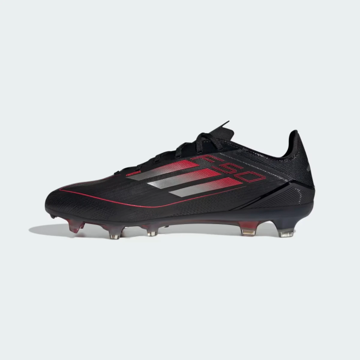 Pánske futbalové kopačky outdoorové ADIDAS F50 Pro M FG core black iron metallic lucid red · záber 3