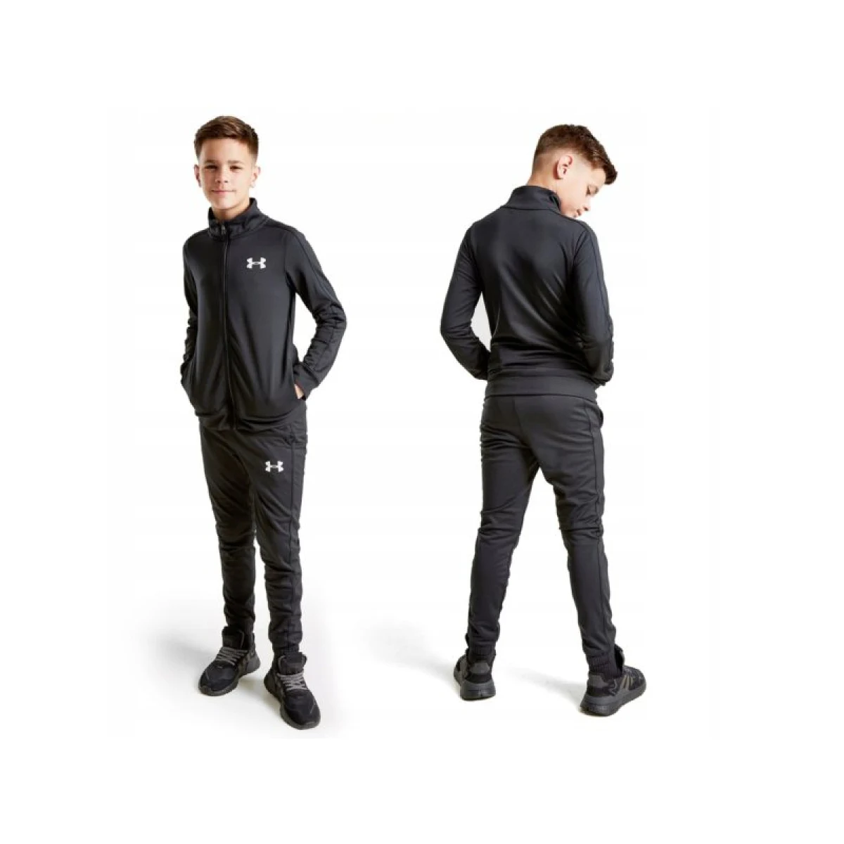 Chlapčenská tepláková súprava UNDER ARMOUR UA Knit Track Suit-BLK · záber 3