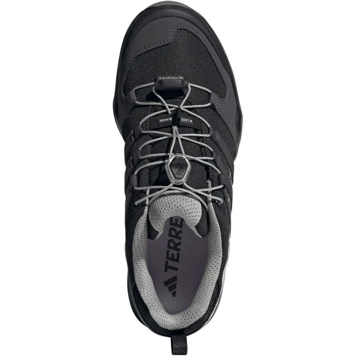 Dámska nízka turistická obuv ADIDAS Terrex Swift R2 GTX core black dgh solid grey purple tint · záber 5