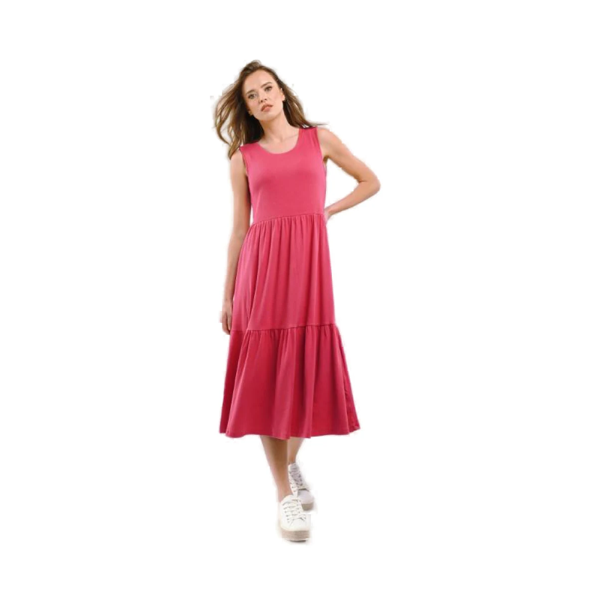 Dámske šaty VOLCANO G-NILA-401-PINK · záber 2