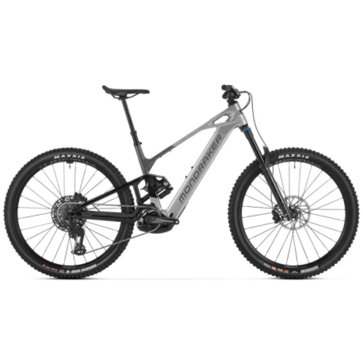 Horský elektrobicykel MONDRAKER Crafty Carbon R, golden silver · záber 1