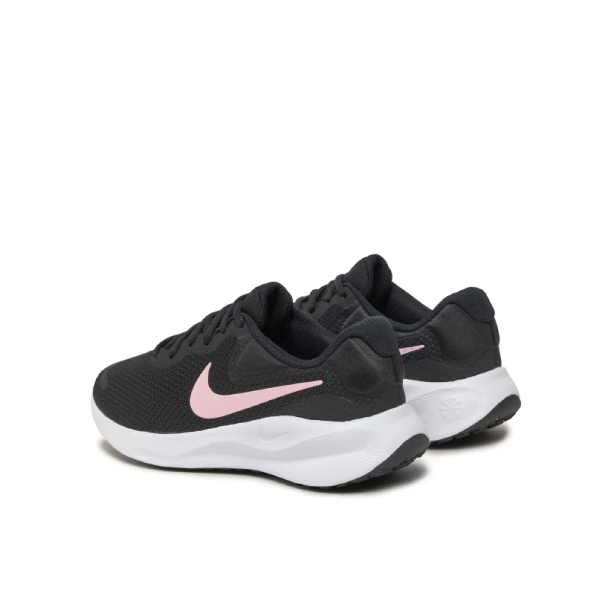 Dámska športová obuv (tréningová) NIKE Revolution 7 black white medium soft pink · záber 5