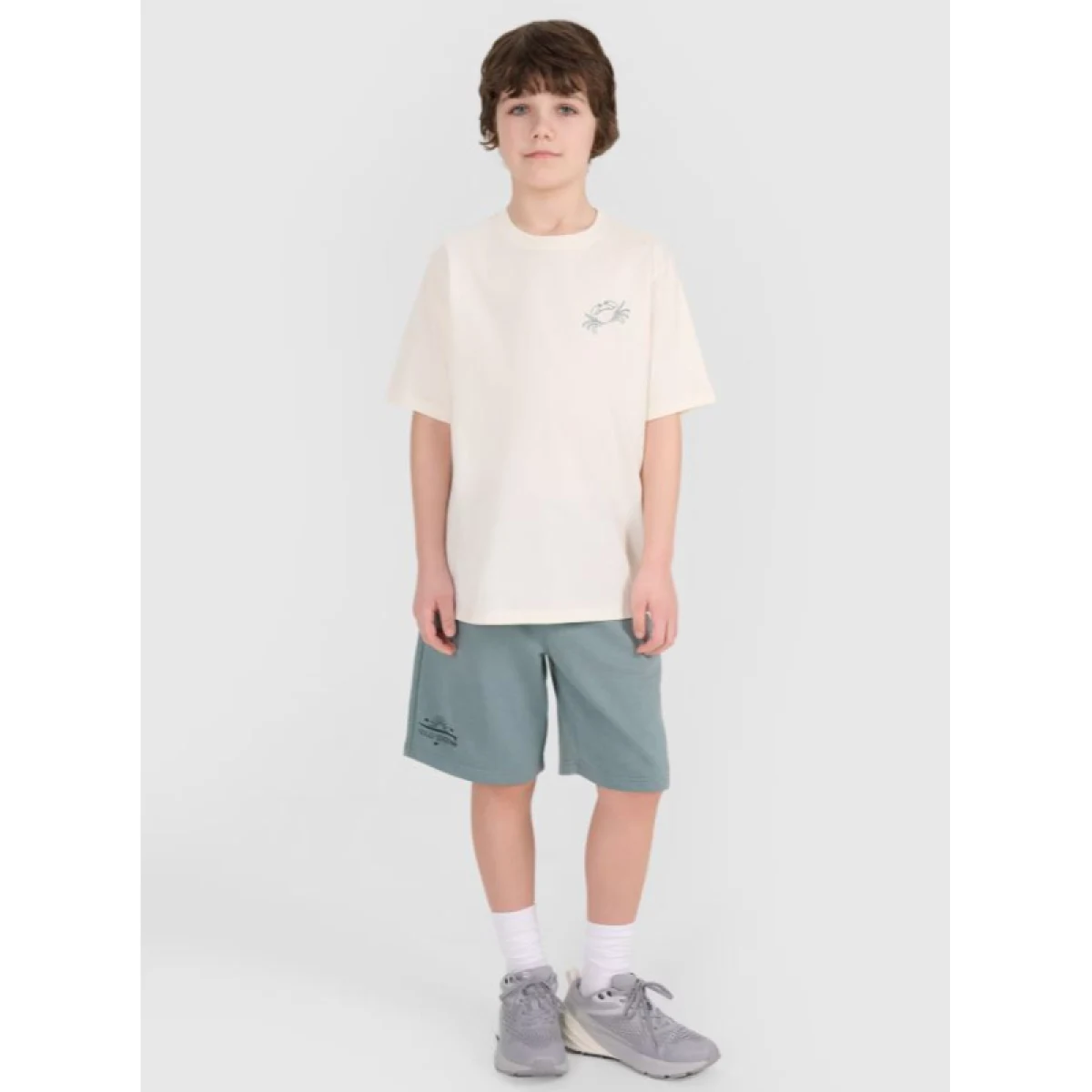 Chlapčenské tričko s krátkym rukávom 4F JUNIOR TSHIRT M1914-11S-OFF WHITE · záber 4
