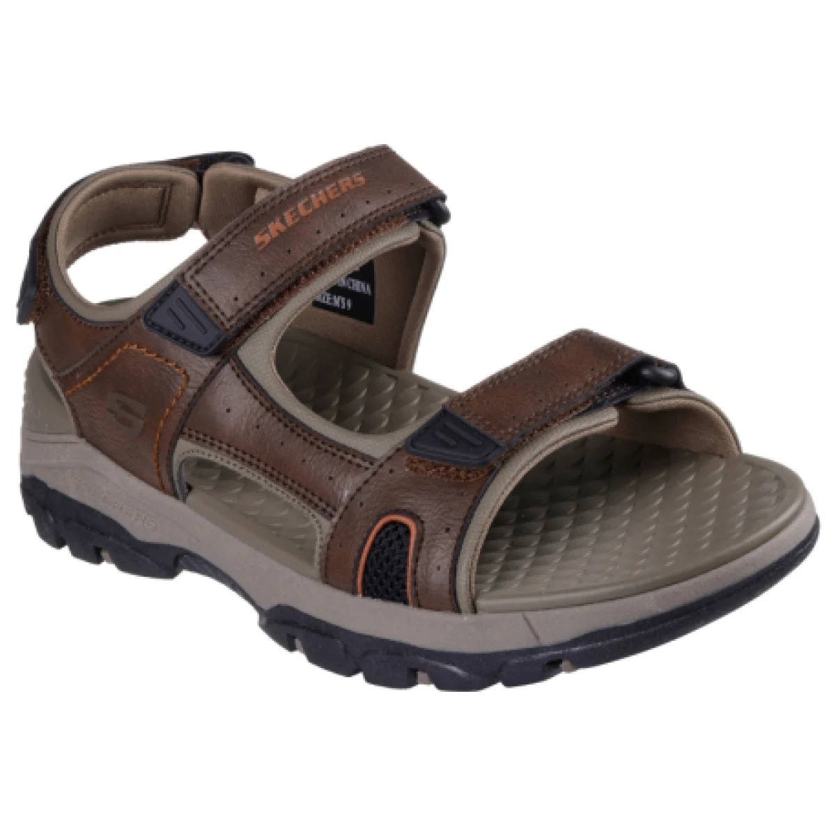 Pánske sandále SKECHERS Relaxed Fit Tresmen Hirano M brown · záber 1