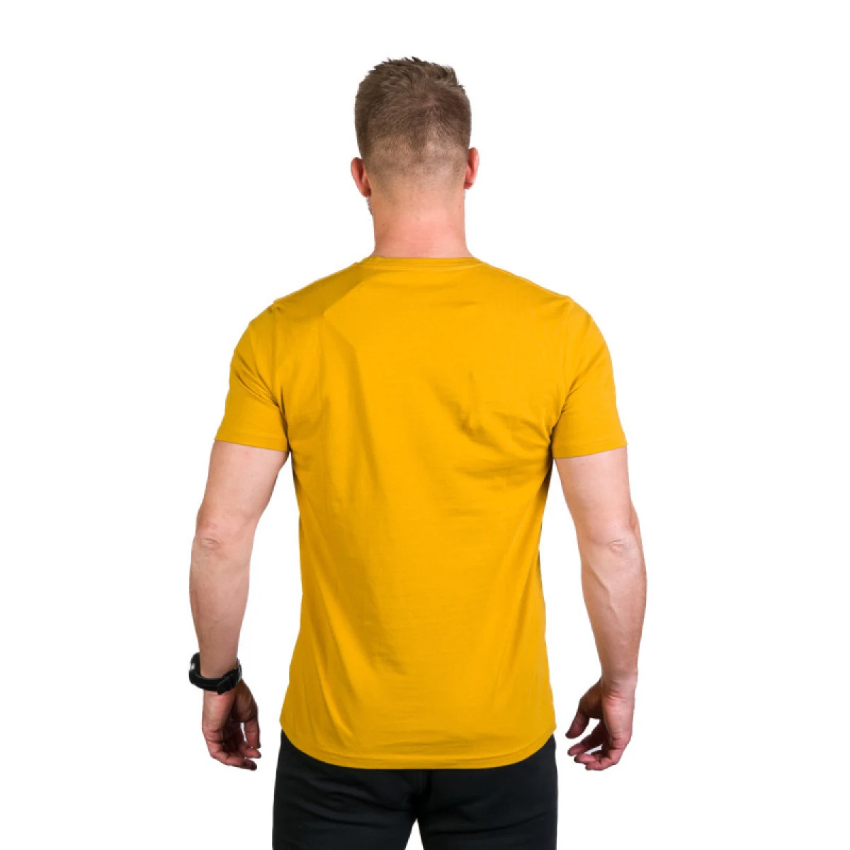 Pánske turistické tričko s krátkym rukávom NORTHFINDER KORY-314-goldenyellow · záber 4