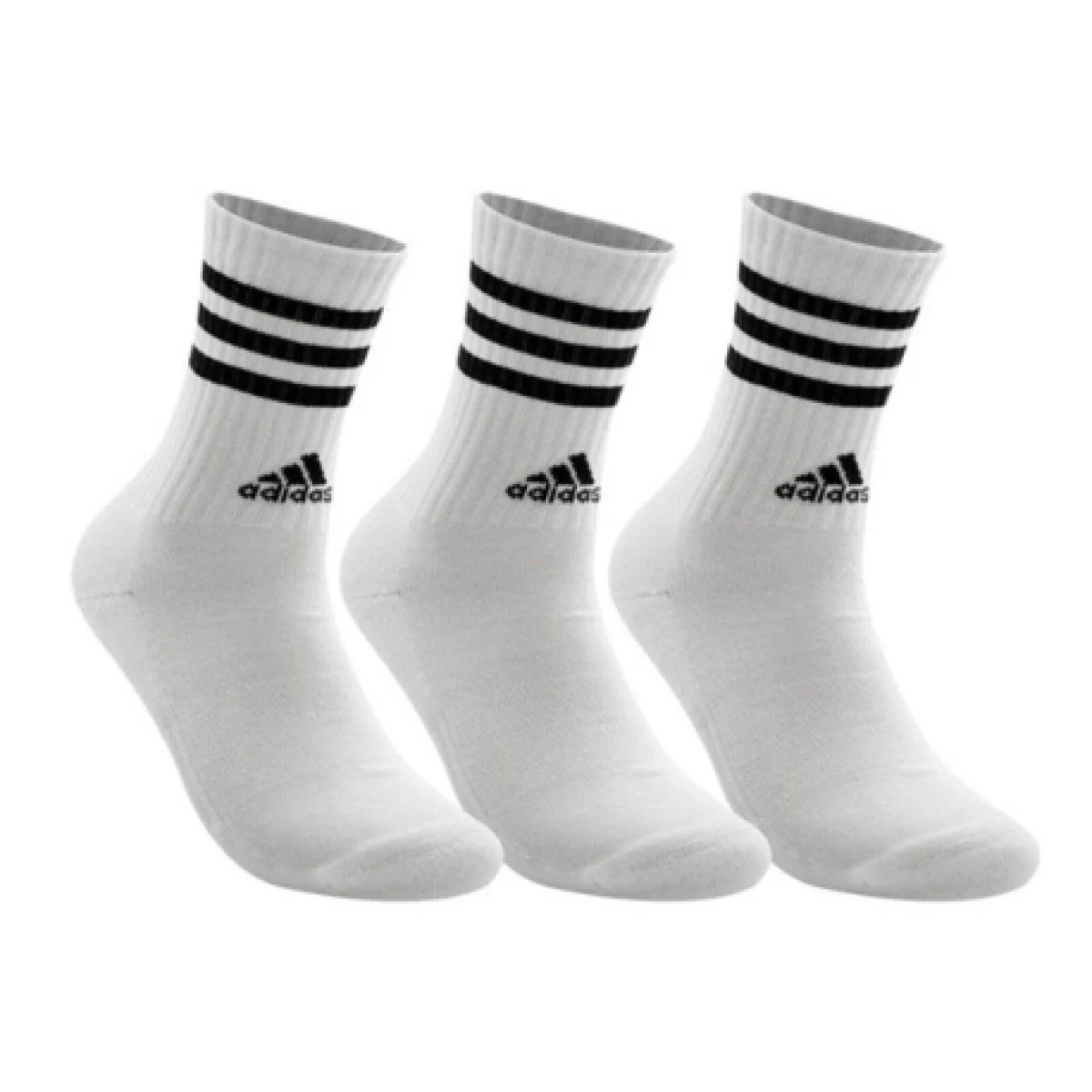 Ponožky ADIDAS 3S C SPW CRW 3P WHITE BLACK · záber 1