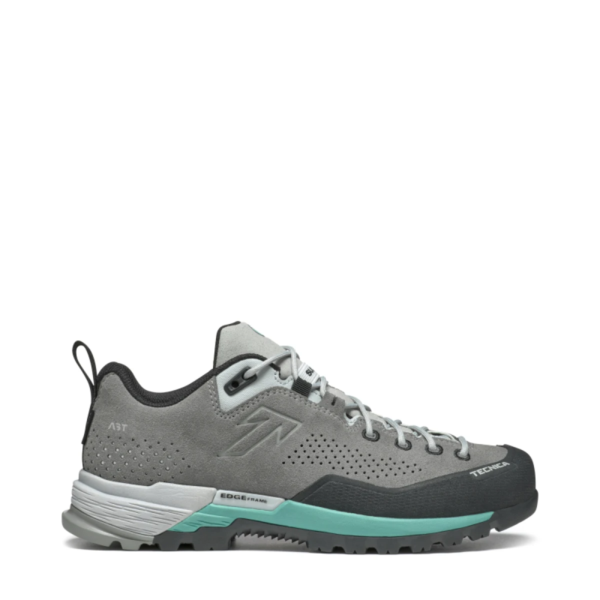 Dámska nízka turistická celokožená obuv TECNICA Sulfur GTX Ws, grey light petrol · záber 2