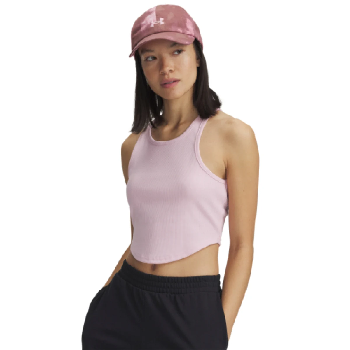 Dámske tielko UNDER ARMOUR UA Rival Rib Tank-PNK · záber 1