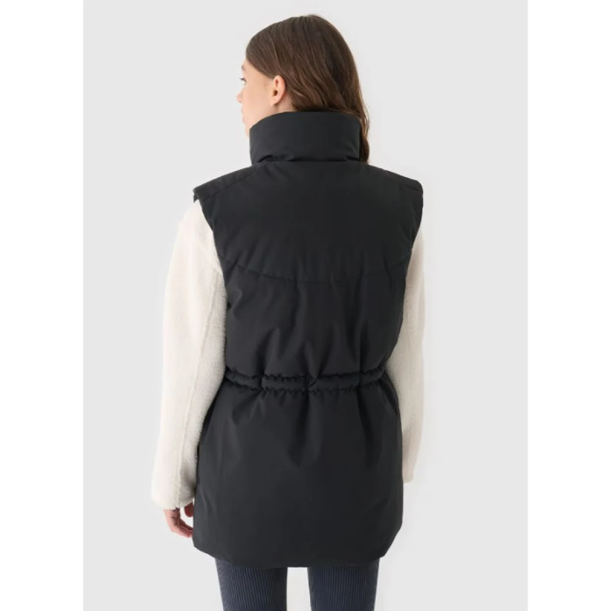 Dámska vesta 4F VEST JACKET-WAW24TVJAF135-20S-DEEP BLACK · záber 3