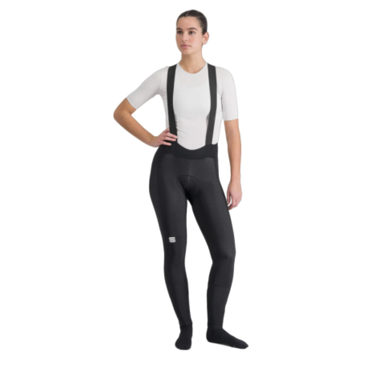 Dámske cyklistické nohavice SPORTFUL Bodyfit pro w bibtight, black · záber 1