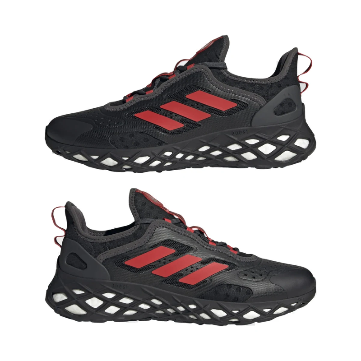 Pánska rekreačná obuv ADIDAS Web Boost core black red carbon · záber 3