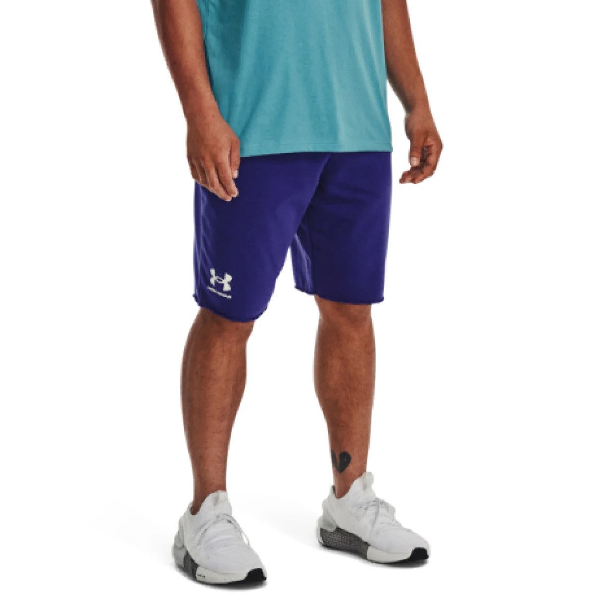 Pánske teplákové kraťasy UNDER ARMOUR UA RIVAL TERRY SHORT-BLU 468 · záber 1