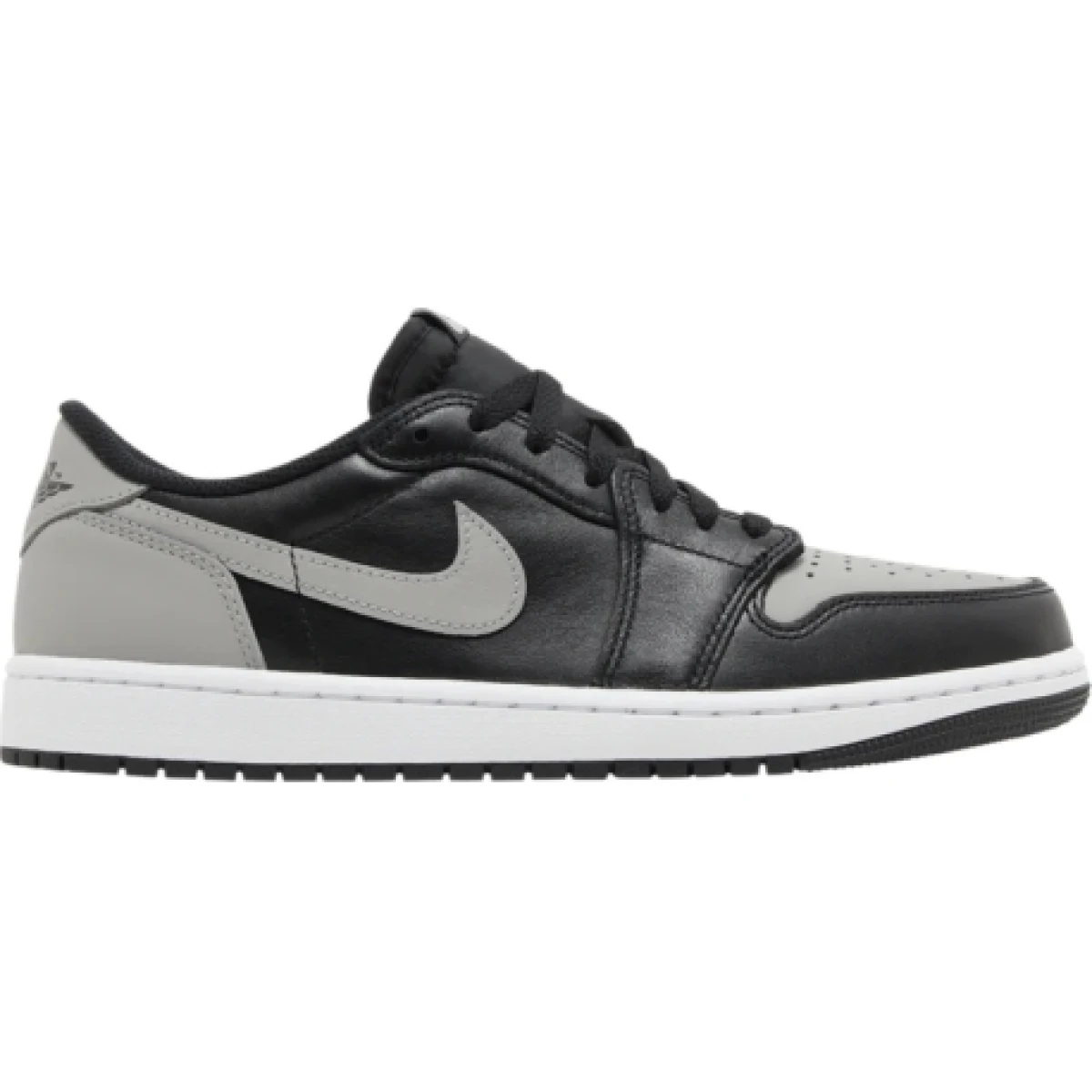 Pánska vychádzková obuv NIKE Air Jordan 1 Low OG Shadow black medium grey white · záber 1