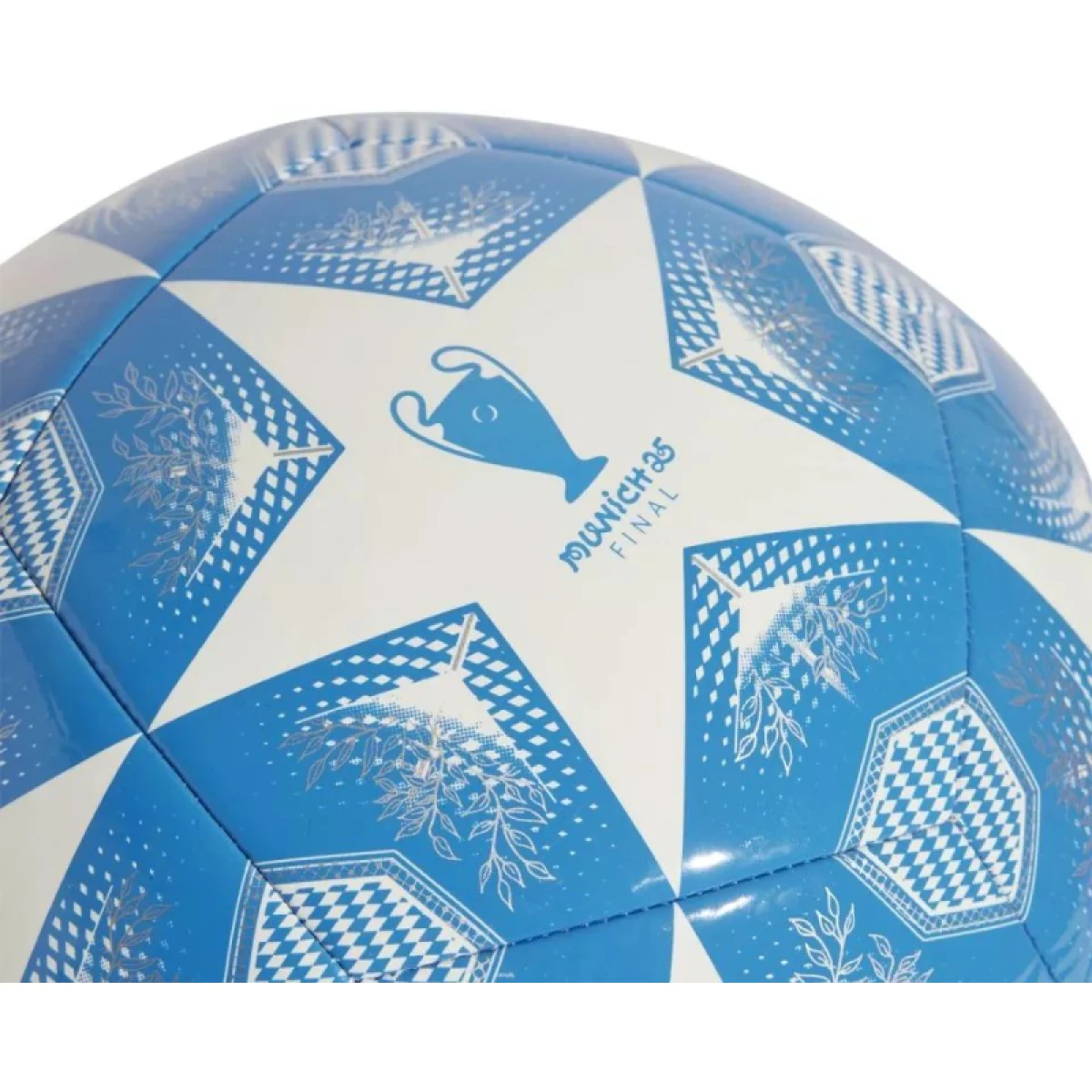 Futbalová lopta ADIDAS UCL Club 24 25 Knockout Phase-White Blue · záber 3