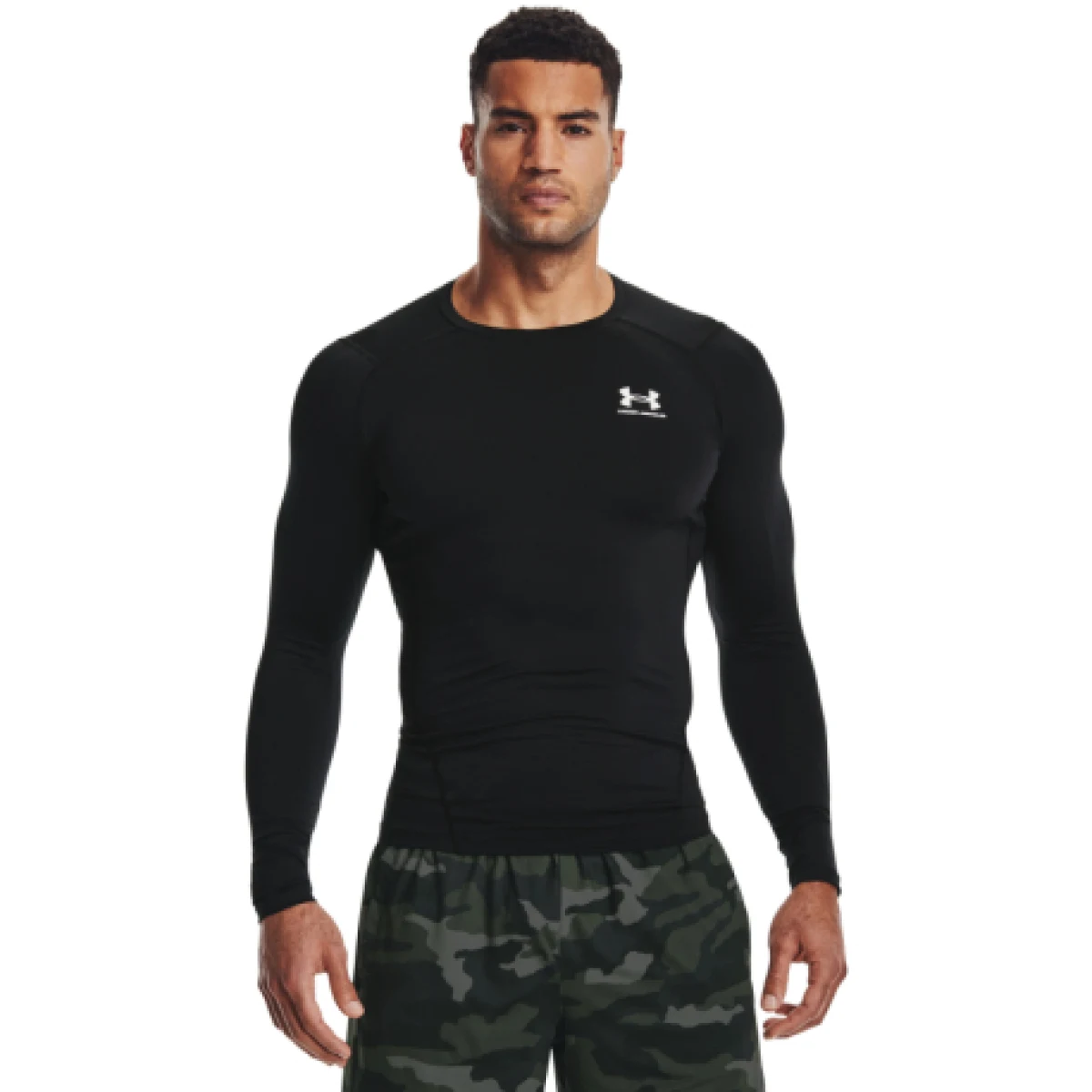 Pánske kompresné tričko s dlhým rukávom UNDER ARMOUR UA HG Armour Comp LS-BLK · záber 1