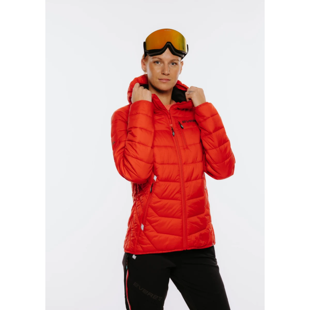 Dámska bunda na skialp EVERETT Insulata Primaloft jckt W red · záber 2
