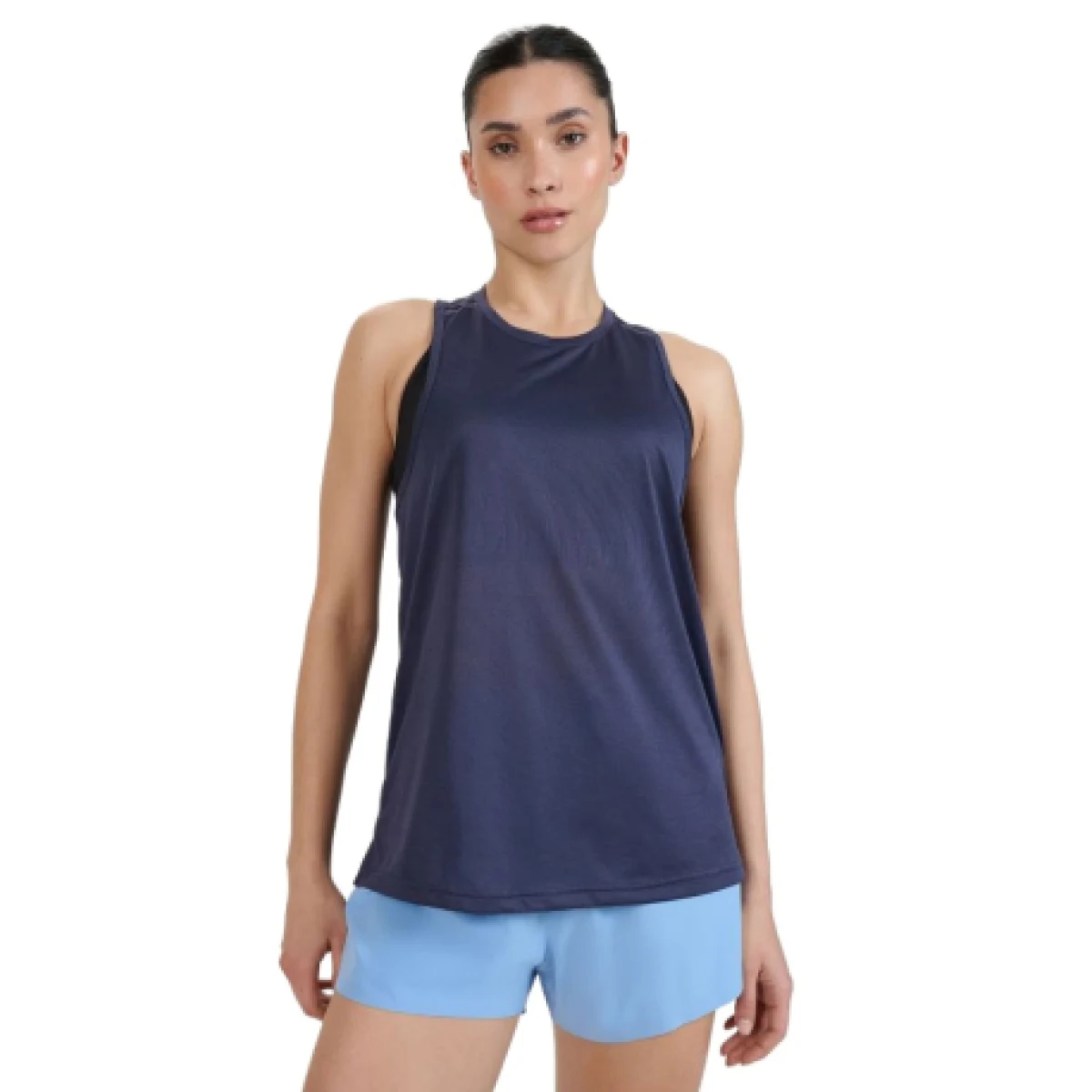Dámske bežecké tričko bez rukávov 4F SLEEVELESS FNK-WSS25TFSLF427-22S-ANTHRACITE · záber 1