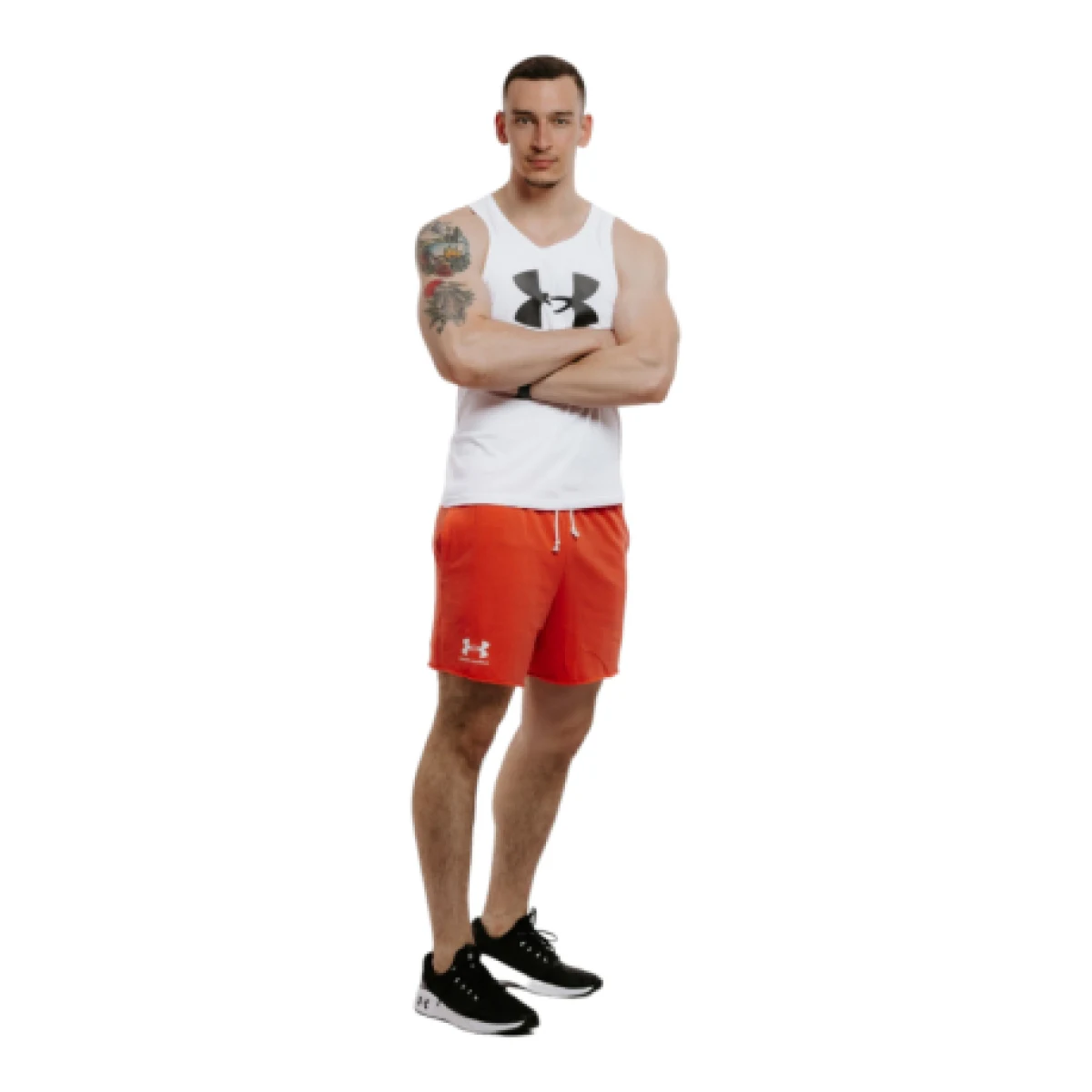 Pánske teplákové kraťasy UNDER ARMOUR UA Rival Terry 6in Short-PNK · záber 1