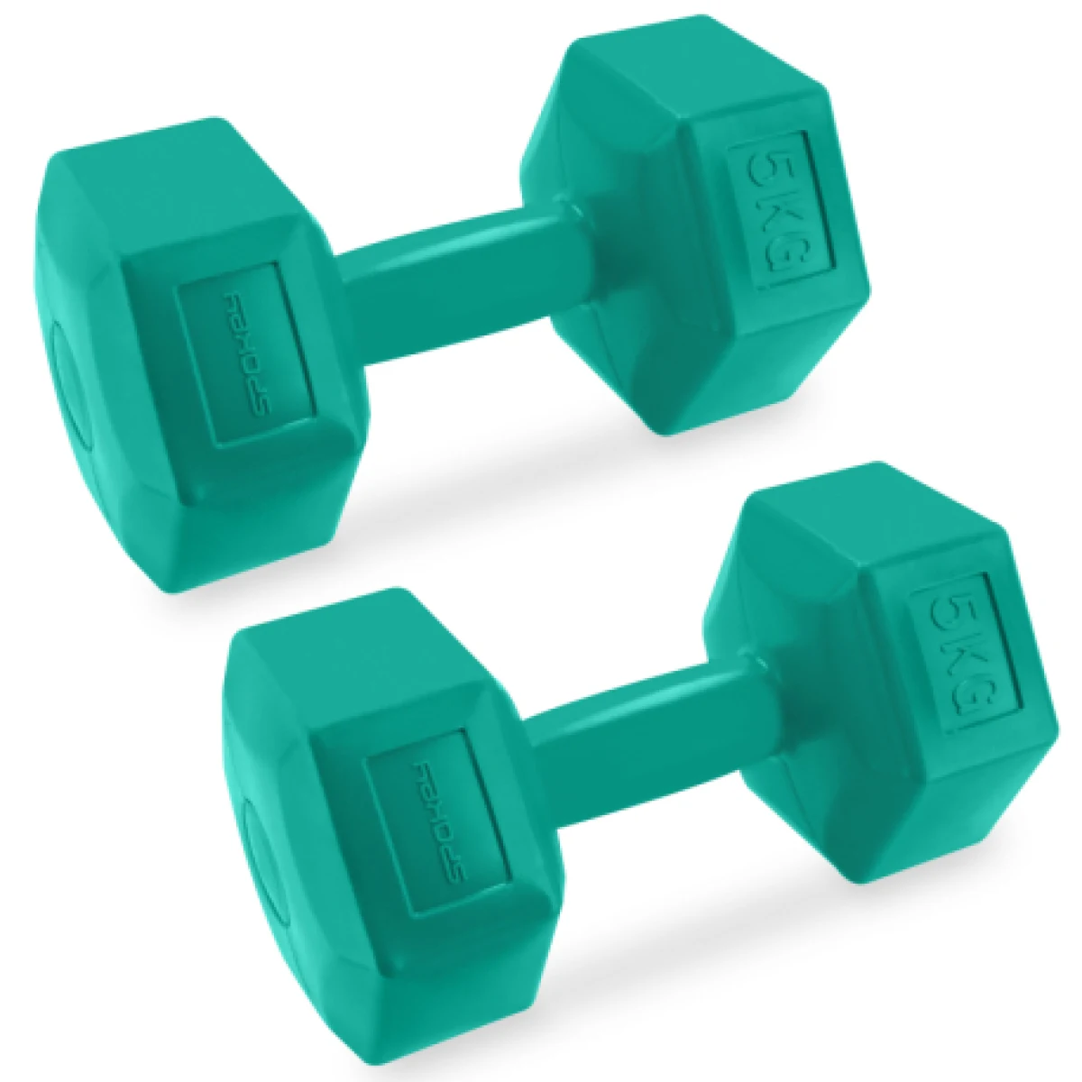 Set závažia SPOKEY MONSTER GREEN HEXA 2x 5 kg · záber 1